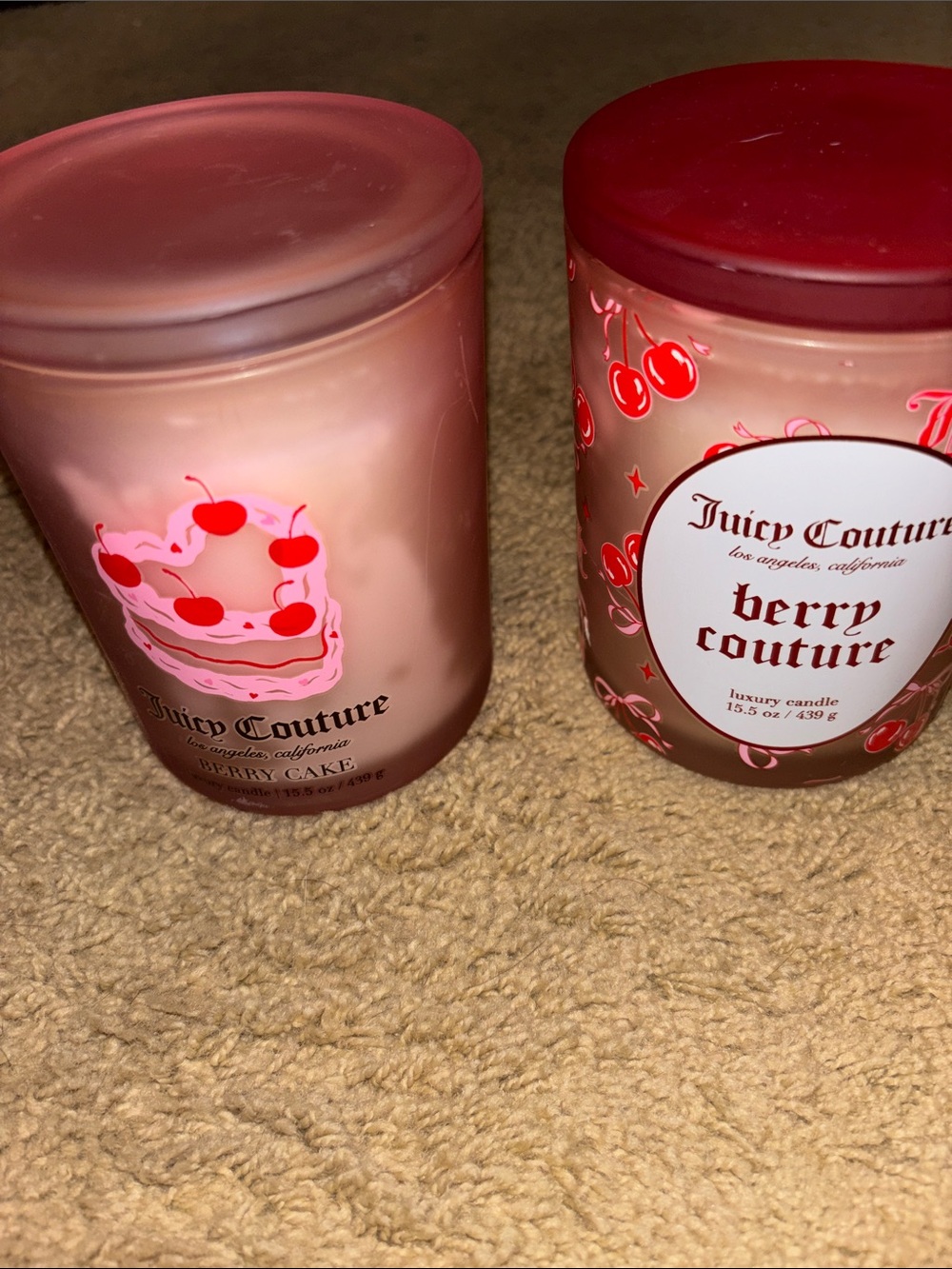 Juicy Couture Berry Couture Candle Duo - $25